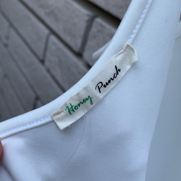 Honey Punch Mini Dress Off White M - Picture 7 of 7